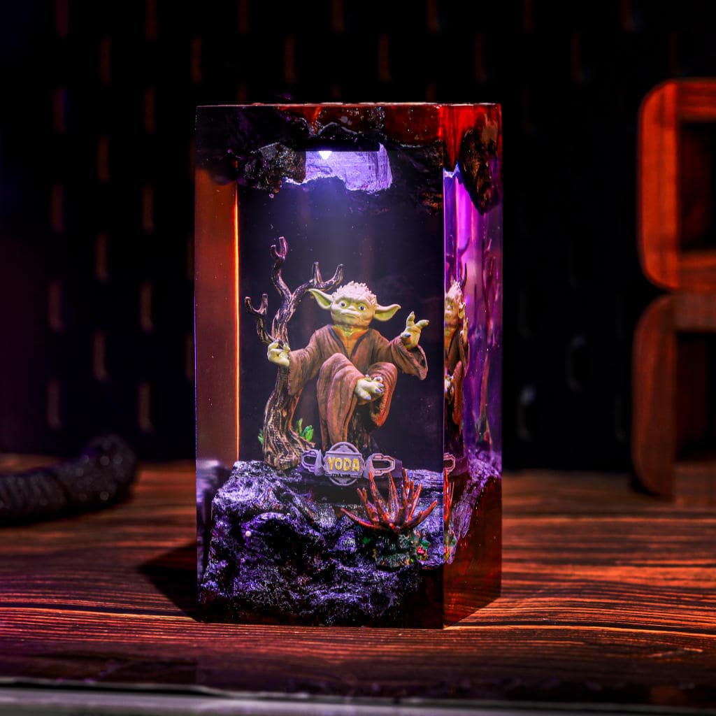 Star War Yoda Resin Night Light