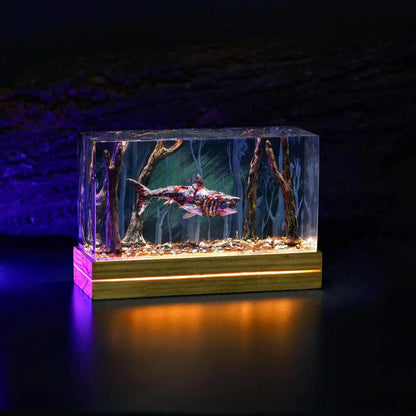 Diorama Zombie Great White Shark Night Light