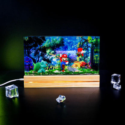 Mario X Pokémon Epoxy Night Light