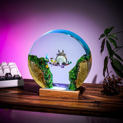 Totoro Resin Night Light Ver 3 - Circular