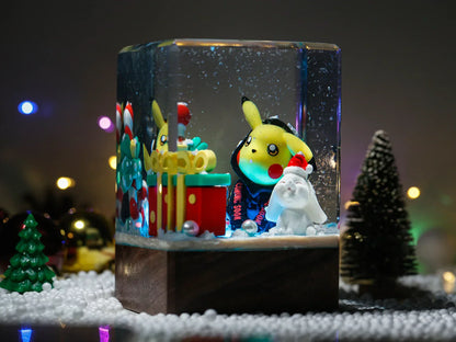 Christmas Pikachu Lamps