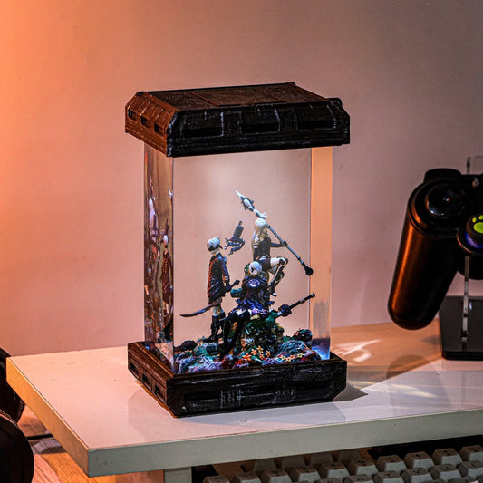 Nier Automata Diorama Epoxy Night Light