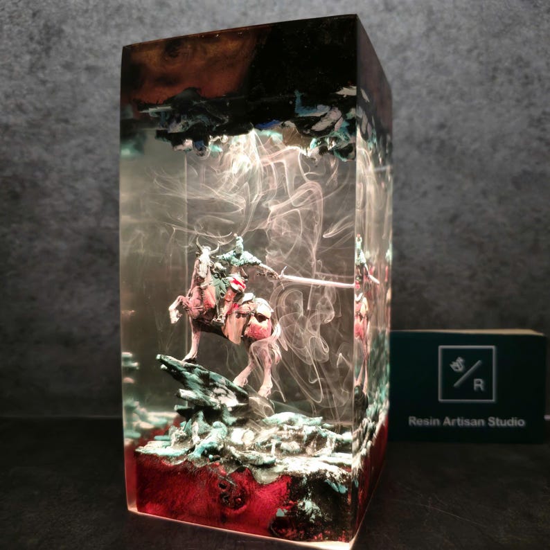 Torrent Resin Lamp