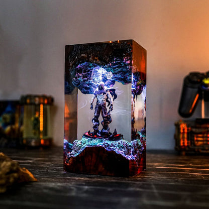 Custom Omen Valorant Epoxy lamp