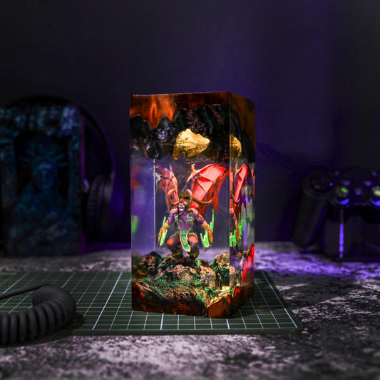 Illidan Stormrage Warcraft Night Light