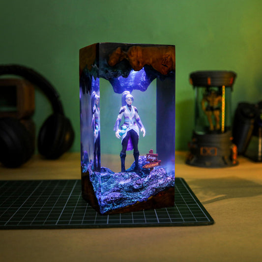 Valorant Sage Epoxy Night Light