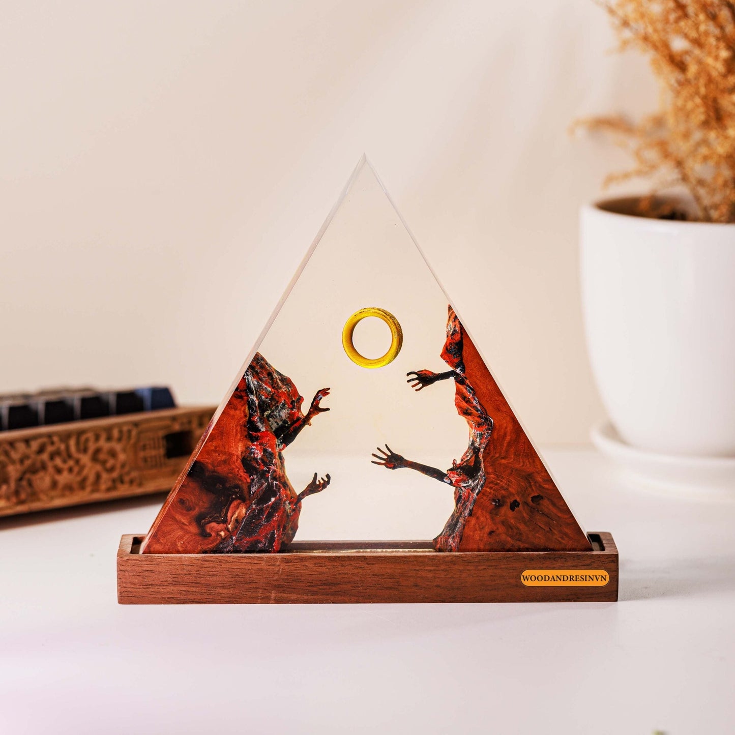 Power Ring Resin Diorama Lamp