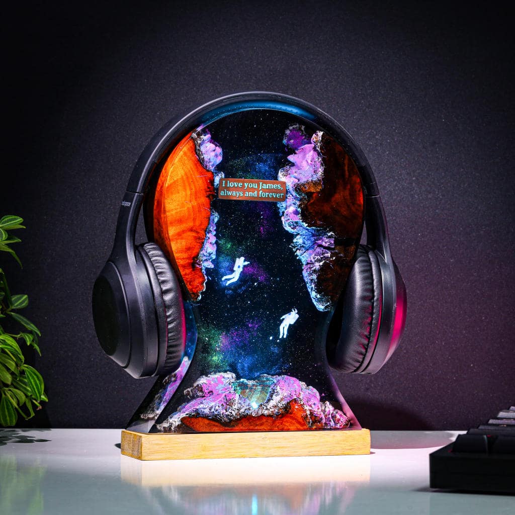 Custom Galaxy Headphone Stand