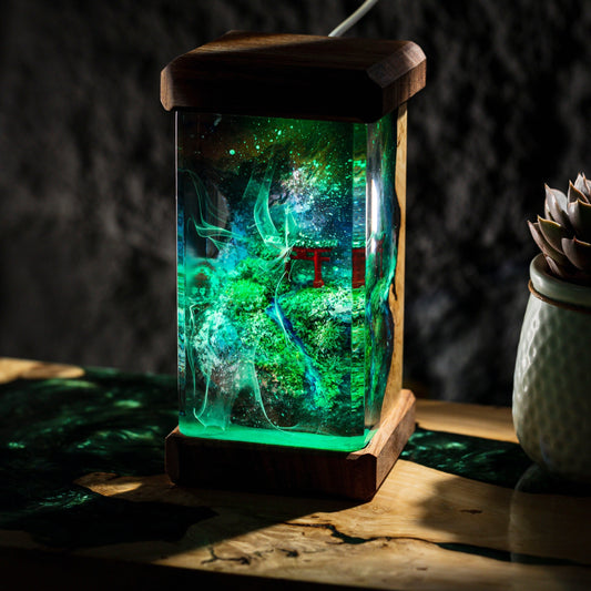 Galaxy Torii Gate Resin Lamp