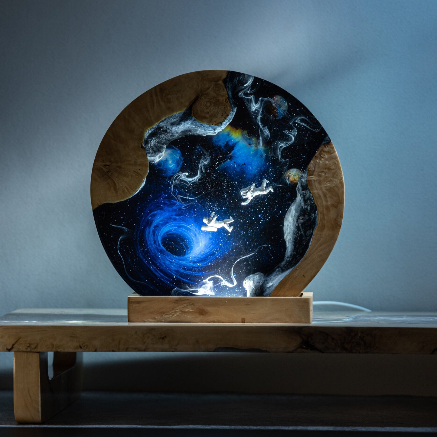 Interstellar Resin Lamp – Custom Night Light