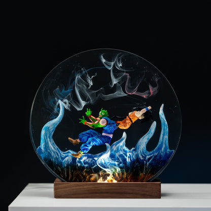 Goku x Picolo Anime Resin Lamp