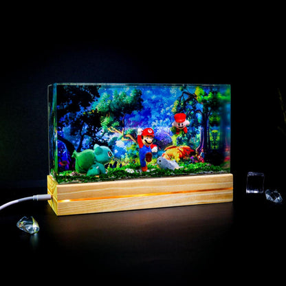 Mario X Pokémon Epoxy Night Light