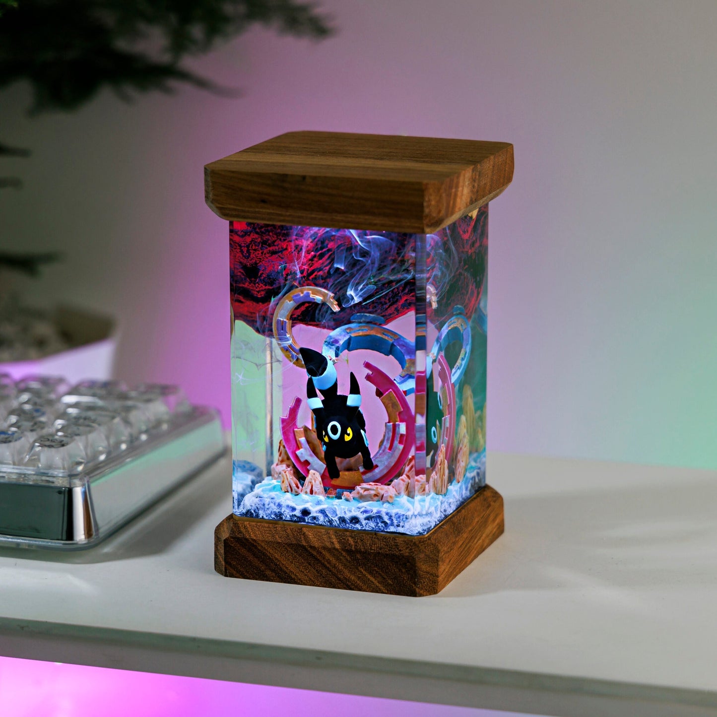 Umbreon Pokemon Resin Diorama Lamp 1