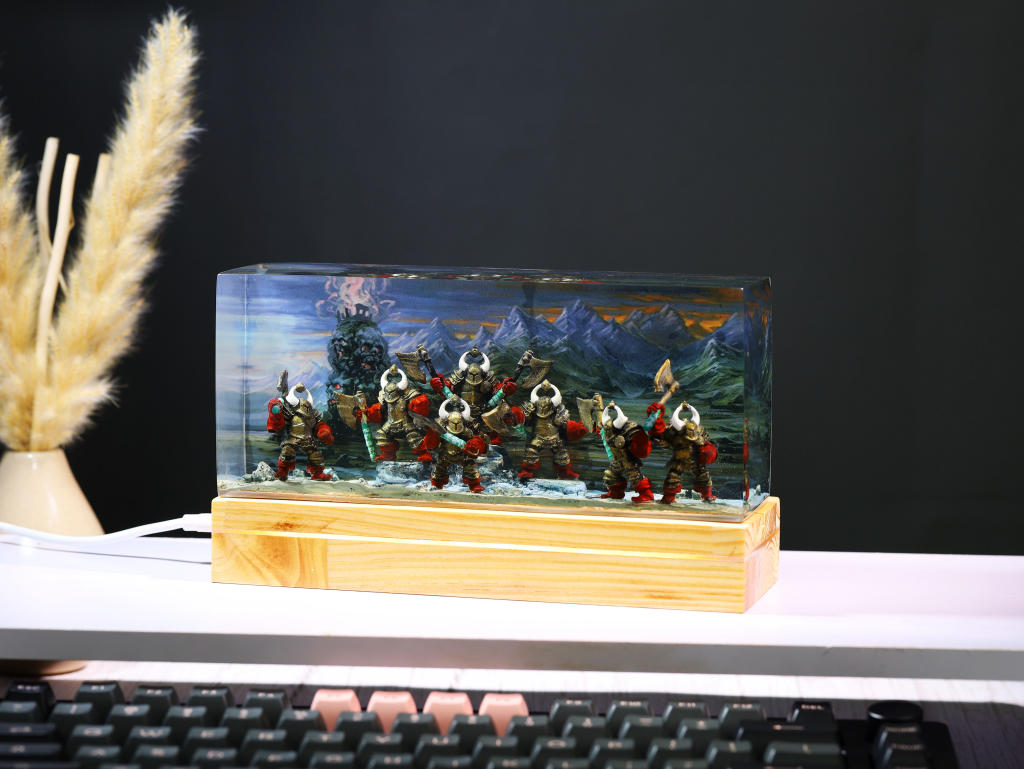 WarHammer Diorama Lamp