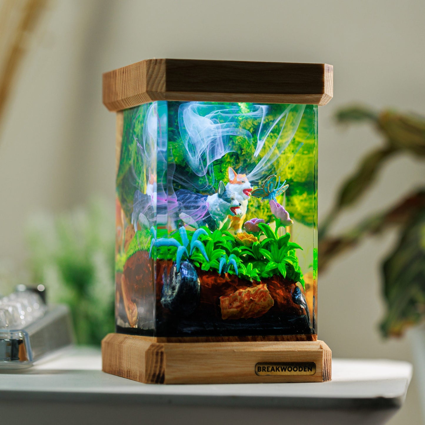 Corgi Pet Resin Lamp