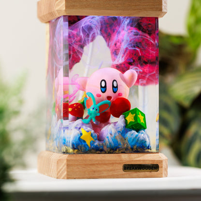 Kirby Pokemons Resin Lamp