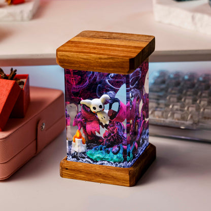 Mimikyu Pokemon Resin Diorama Lamp