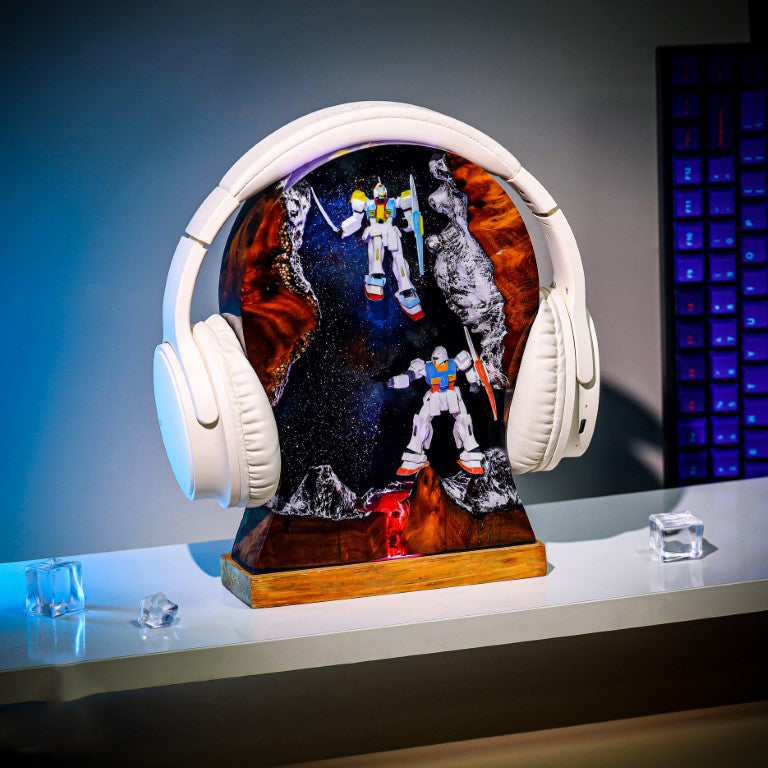 Gundam Night Light & Headphone Stand