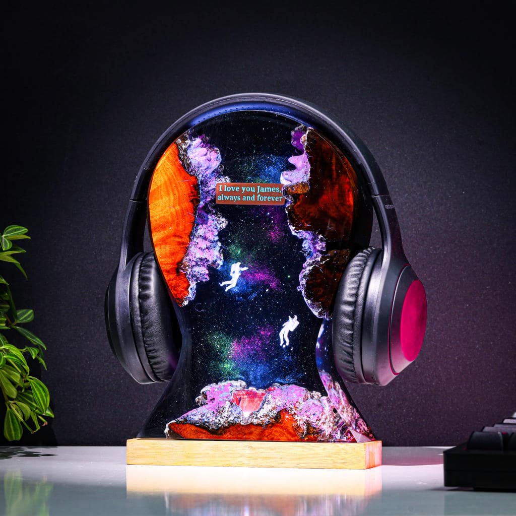 Custom Galaxy Headphone Stand