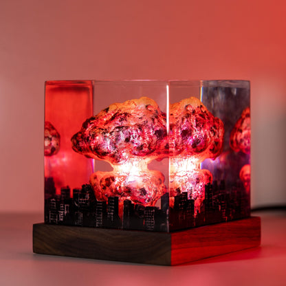 Explosion Atomic Bomb Resin Lamp