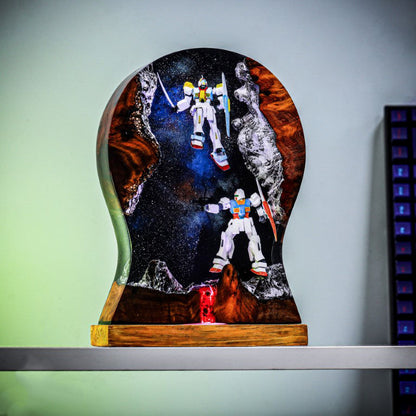 Gundam Night Light & Headphone Stand