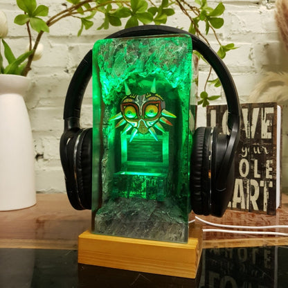 Majora Mask Resin Lamp