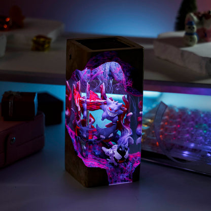 Mega Gengar Resin Diorama Lamp