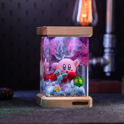 Kirby Pokemons Resin Lamp