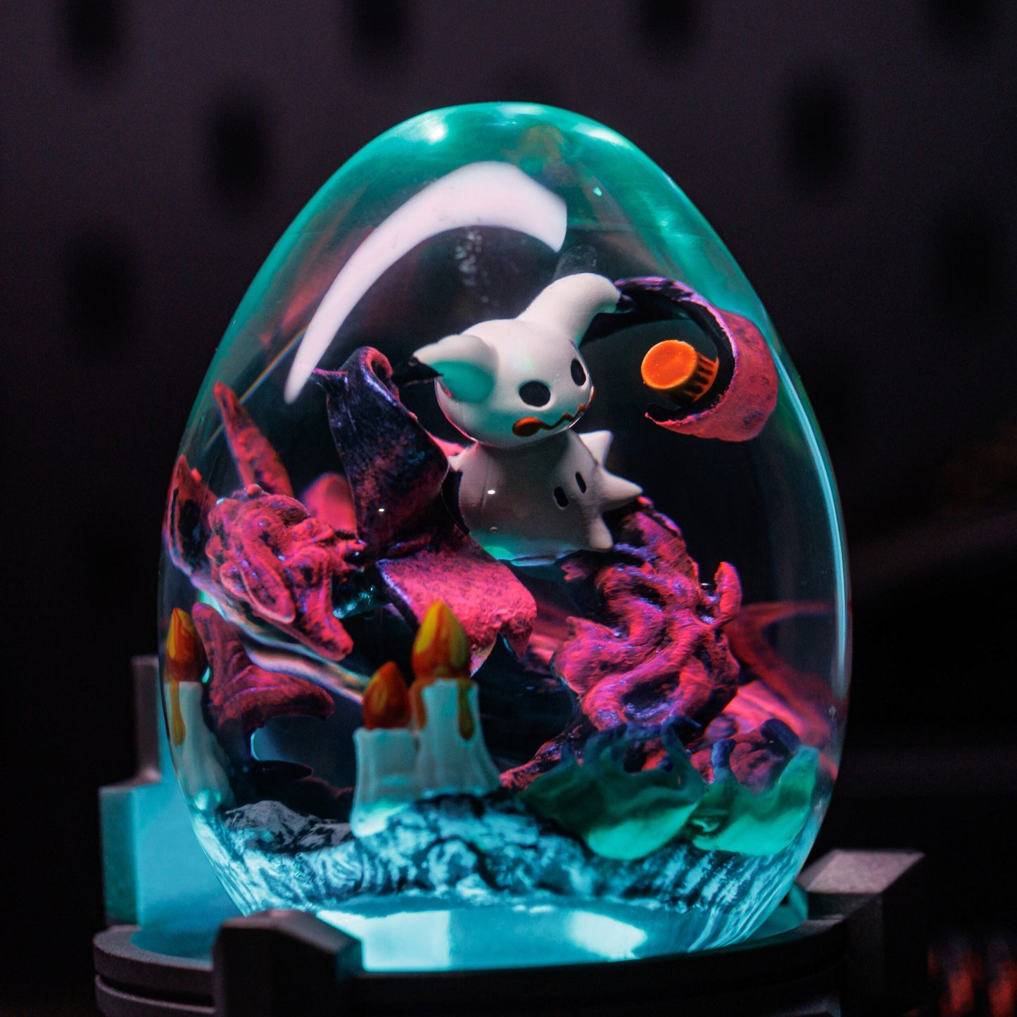 Mimikyu Pokemon Resin Lamp Egg