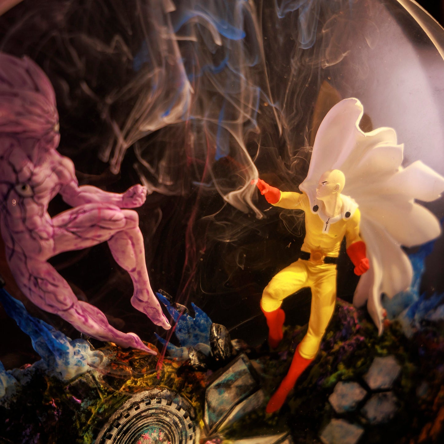 Saitaman - One Punch Man Resin Lamp