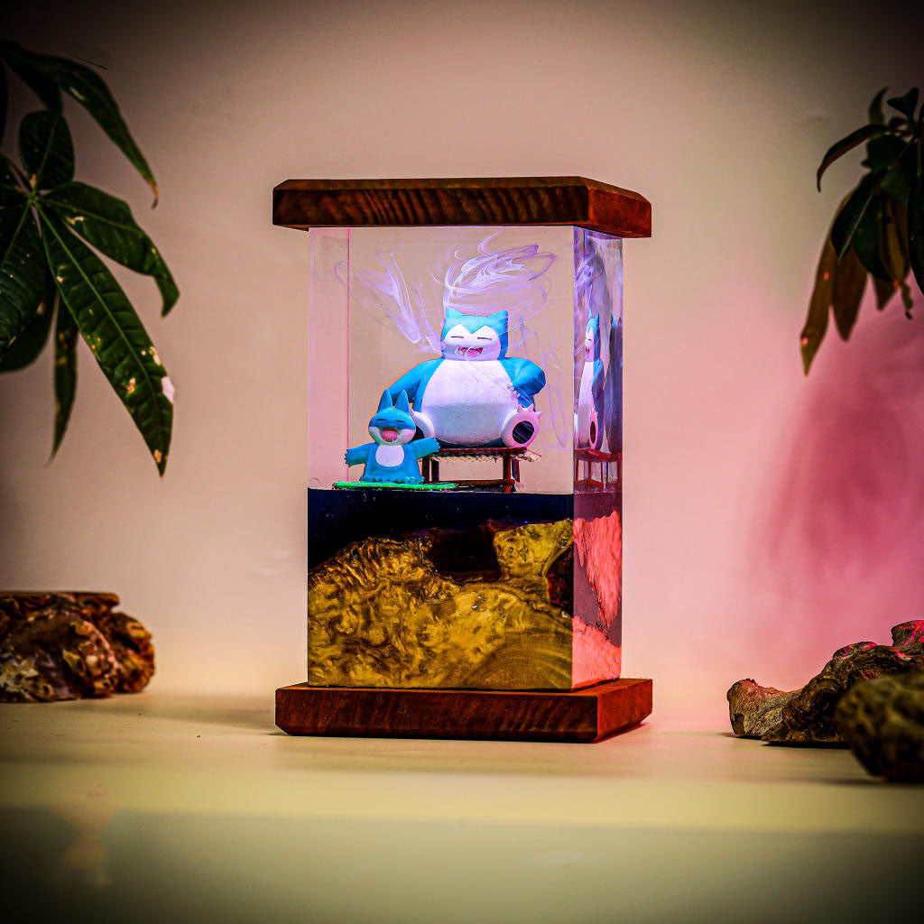 SNORLAX Pokémon Resin Lamp Ver 2