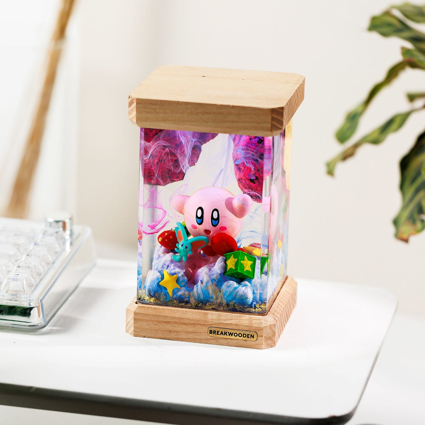 Kirby Pokemons Resin Lamp