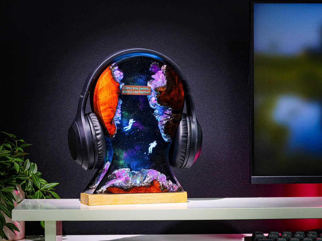 Custom Galaxy Headphone Stand