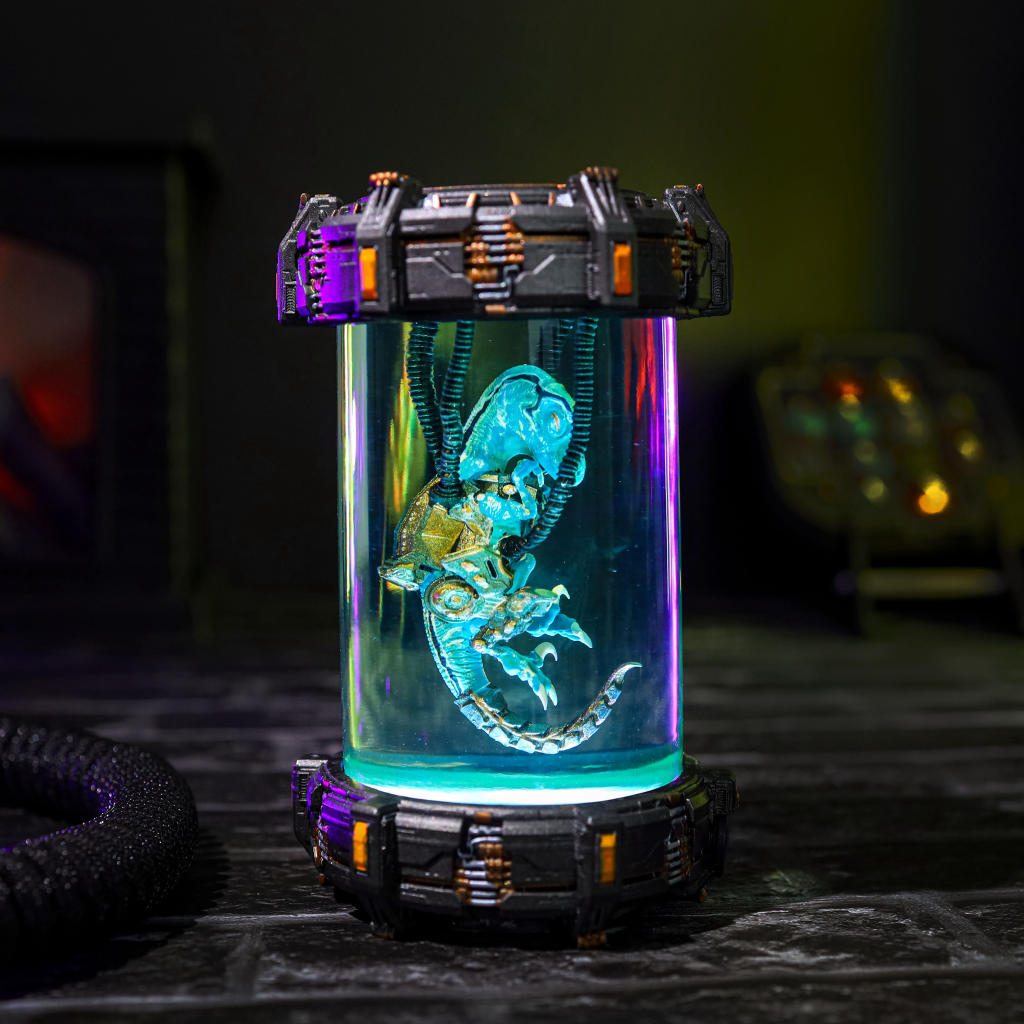 Raptor Dinosaur Resin Lamp