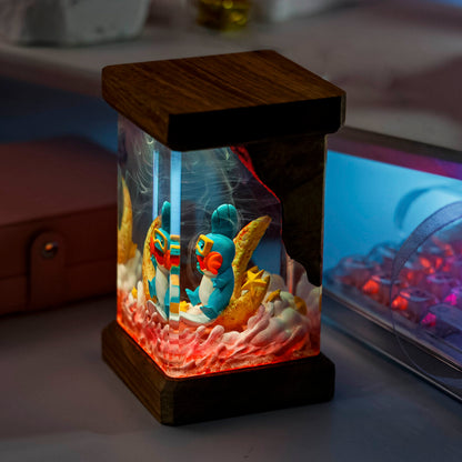 Mudpik Pokemon Resin Diorama Lamp