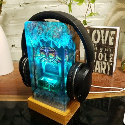 Majora Mask Resin Lamp