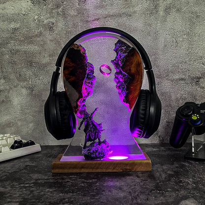 Sauron Ring LOTR Headphone Stand Resin Lamp