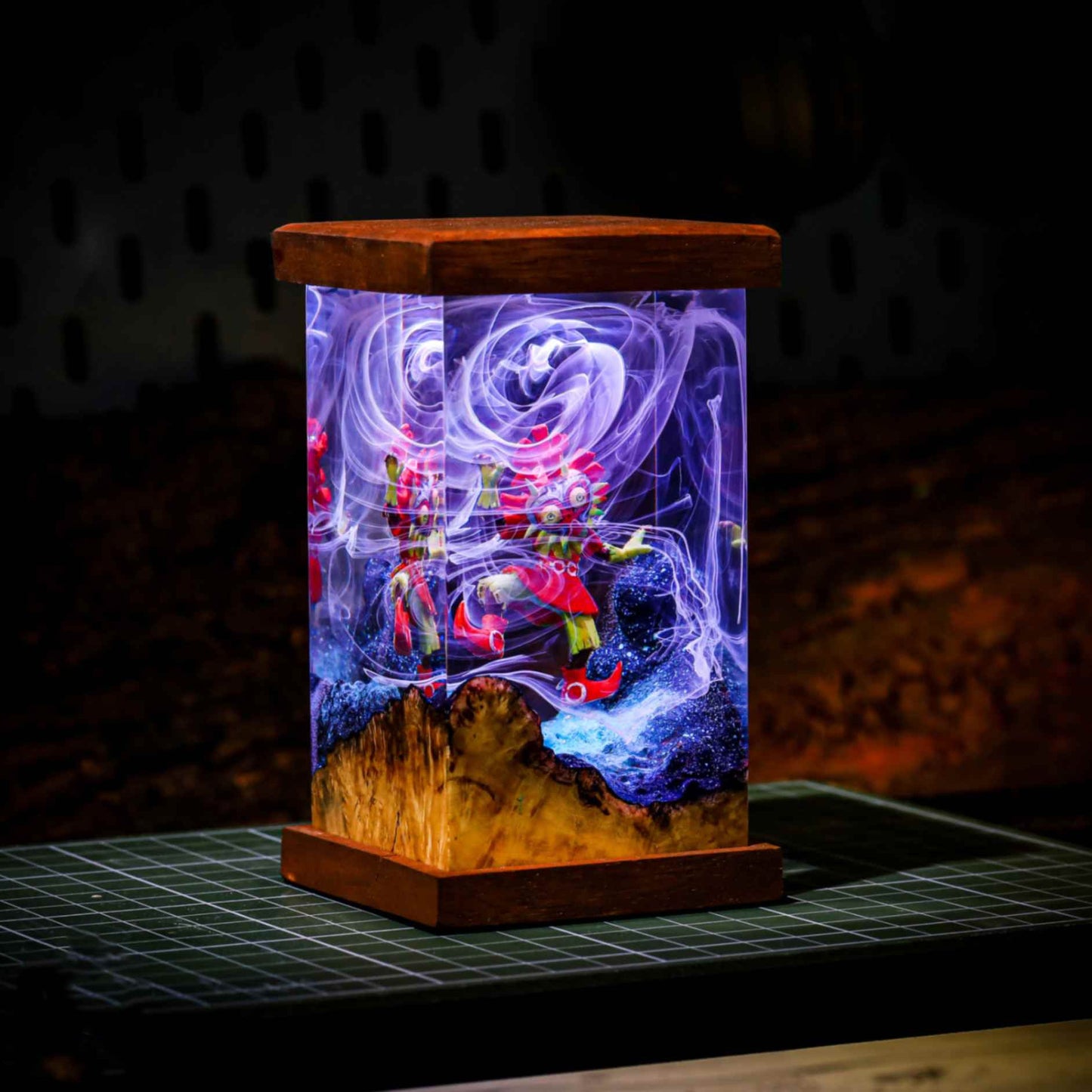 Skullkid Zelda Epoxy Night Light