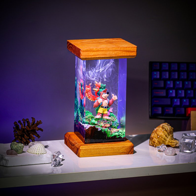 Banjo-Kazooie Pokemon Epoxy Lamp