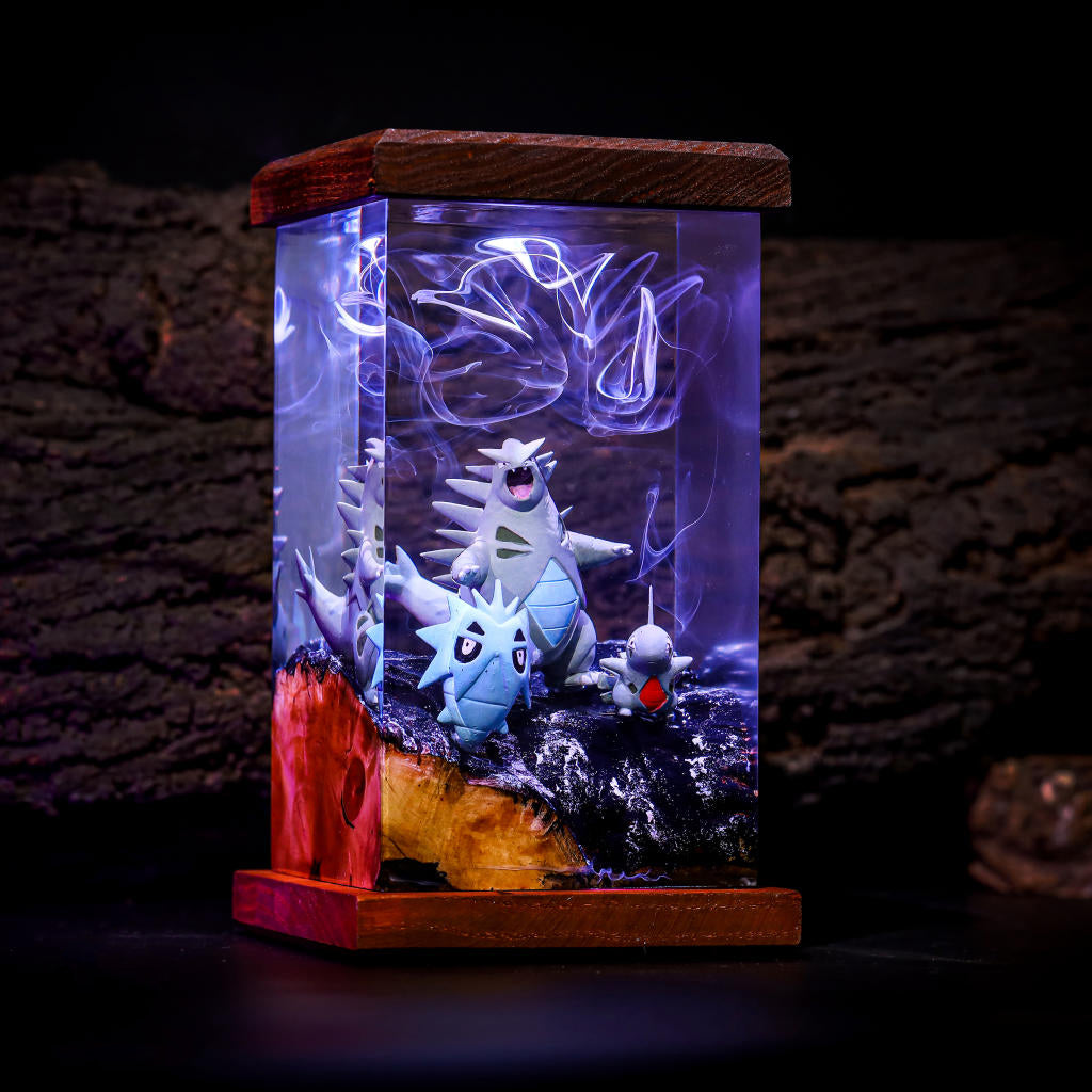 Tyranitar Pokemon Epoxy Night Light