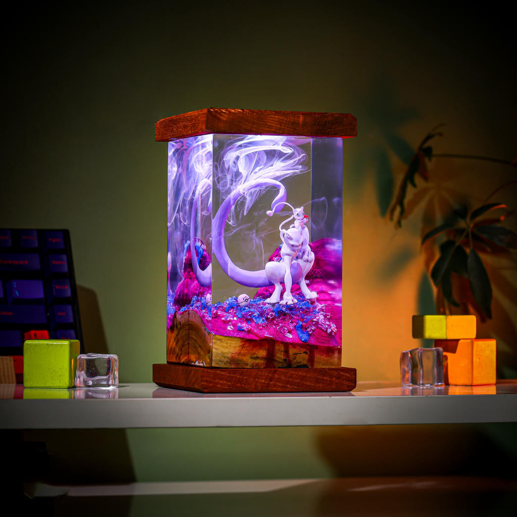 MEW and MEWTWO Epoxy Lamp