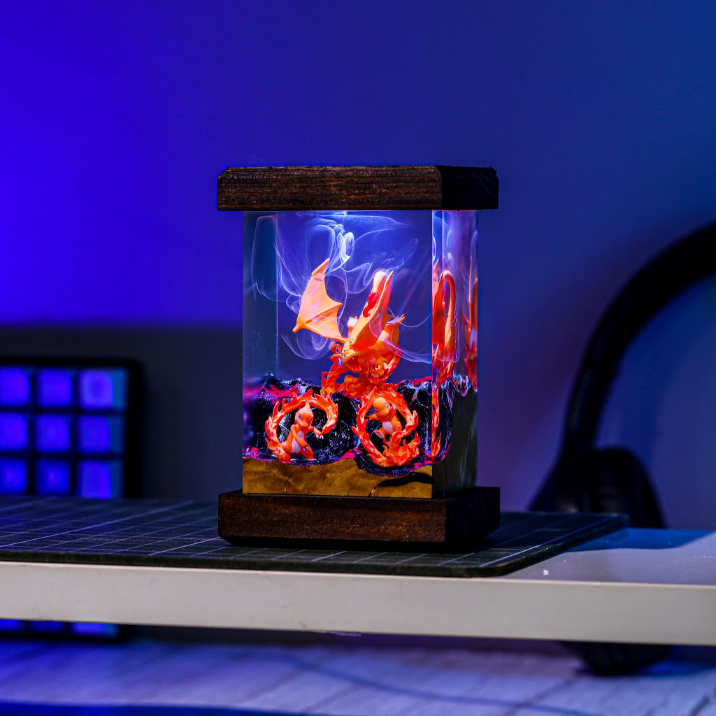 Charizard Evolution Pokemon Resin Night Light