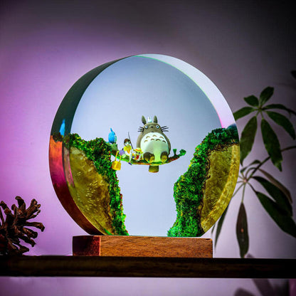 Totoro Resin Night Light Ver 3 - Circular