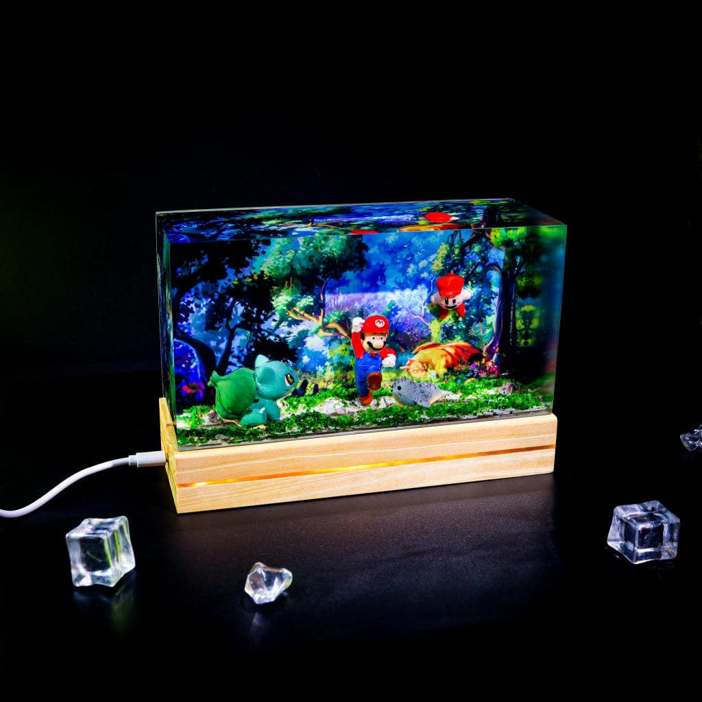 Mario X Pokémon Epoxy Night Light