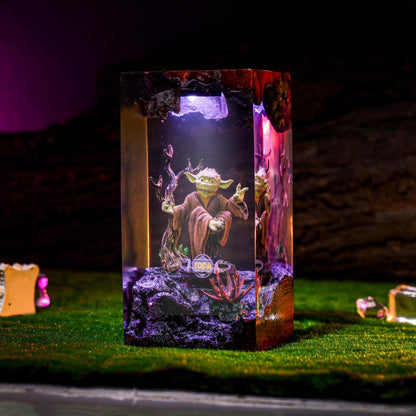 Star War Yoda Resin Night Light