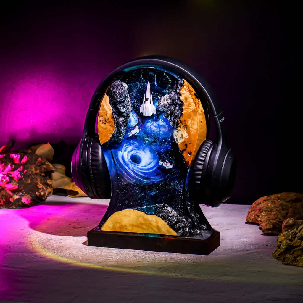 Interstellar Headphone Stand & Night Light Ver 2