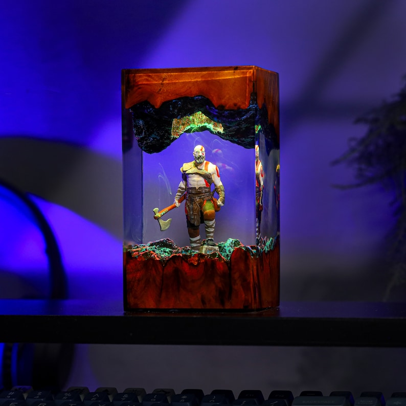 Kratos God of War Night Light