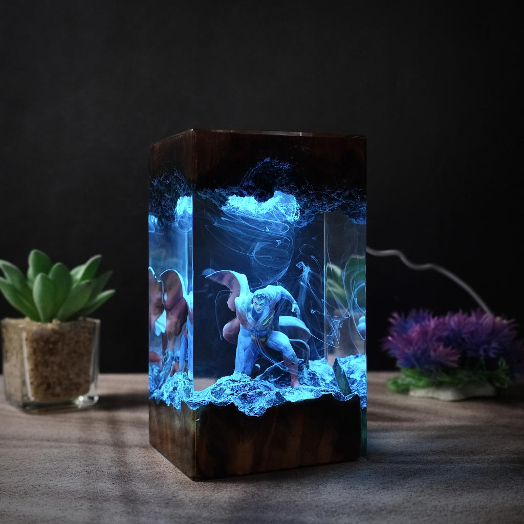 Superman Epoxy Night Light