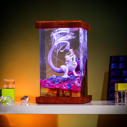 MEW and MEWTWO Epoxy Lamp