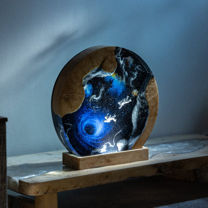 Interstellar Resin Lamp – Custom Night Light